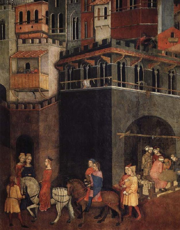 Ambrogio Lorenzetti den goda styrelsen china oil painting image